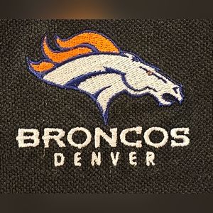Denver Broncos Antigua long-sleeve polo. Size:L